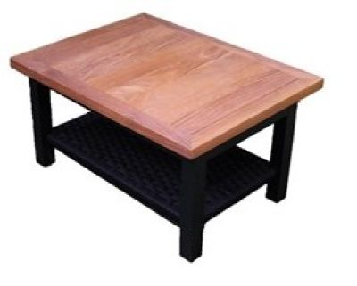 Mesa De Centro Com Tampo Cumaru Paris