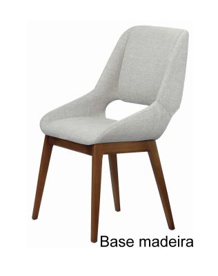 Cadeira Argenta Vazada Fixa Madeira