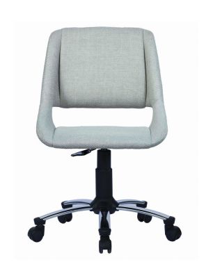 Cadeira Office Argenta Vazada Base Queen Cromada