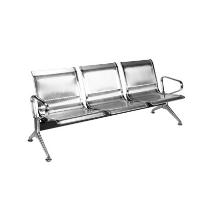 Banco Sala De Espera Inox 3 Lugares