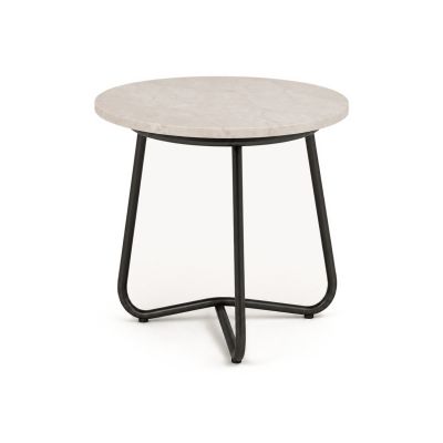 Mesa Lateral Serena Tampo Marmore
